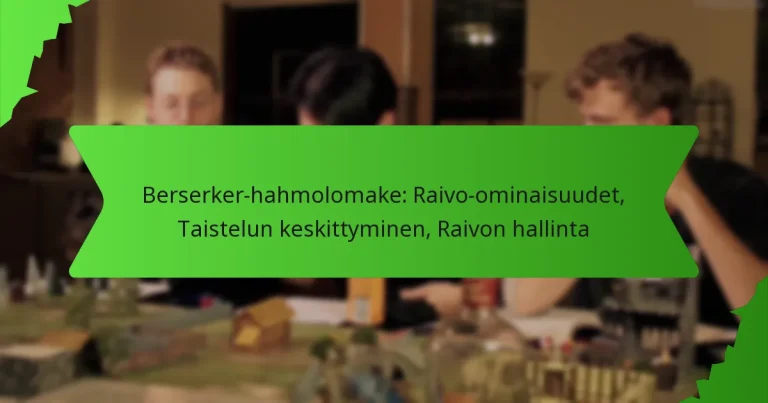 Berserker-hahmolomake: Raivo-ominaisuudet, Taistelun keskittyminen, Raivon hallinta