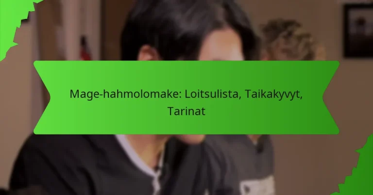 Mage-hahmolomake: Loitsulista, Taikakyvyt, Tarinat