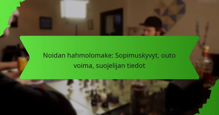 Noidan hahmolomake: Sopimuskyvyt, outo voima, suojelijan tiedot