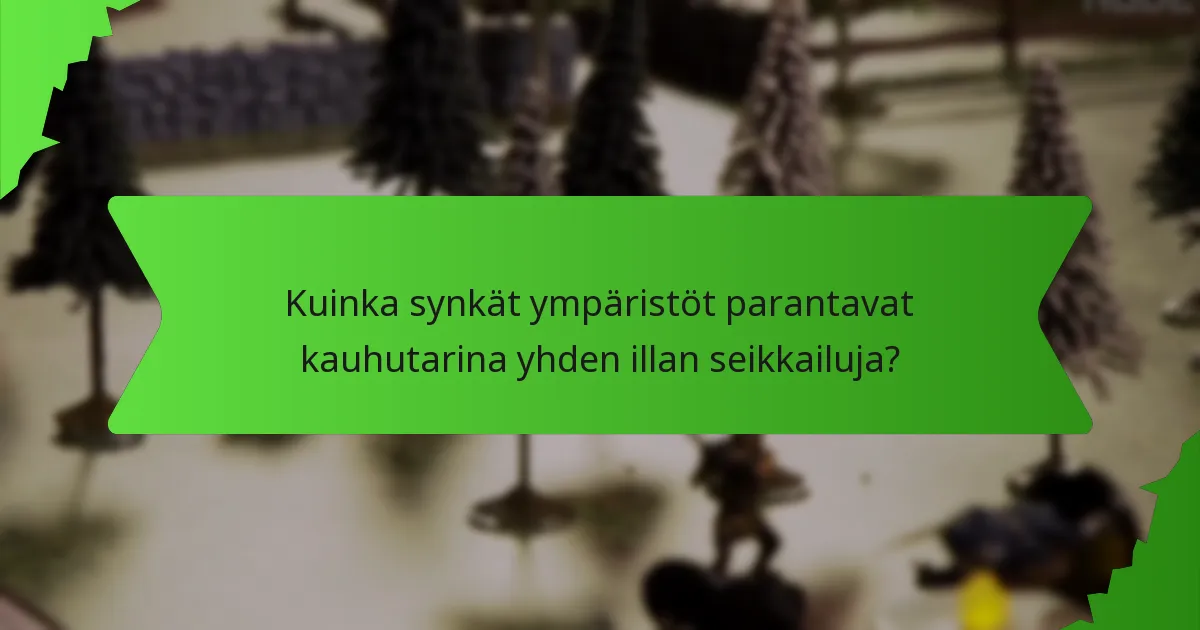 Kuinka synkät ympäristöt parantavat kauhutarina yhden illan seikkailuja?